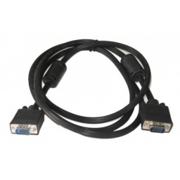 Cable vga monitor 3 metros negro con filtros